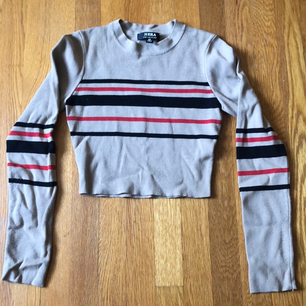 Long Sleeved Cropped Top